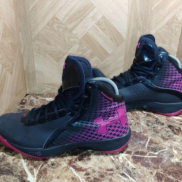 Under armour micro g black/tropical women size 8.5 - Picture 5 of 10